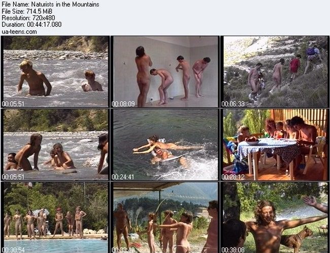 Naturisten in den Bergen Video [FKK-Archiv]