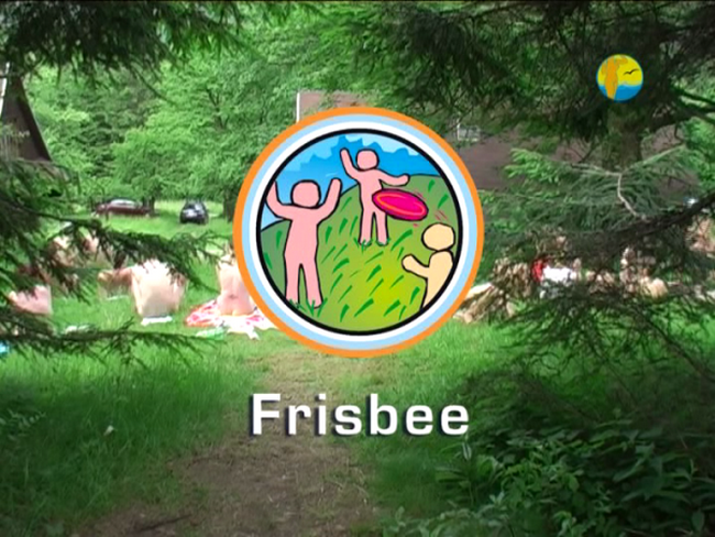 Frisbee-Spiel [Naturist Freedom] [FKK-Archiv]